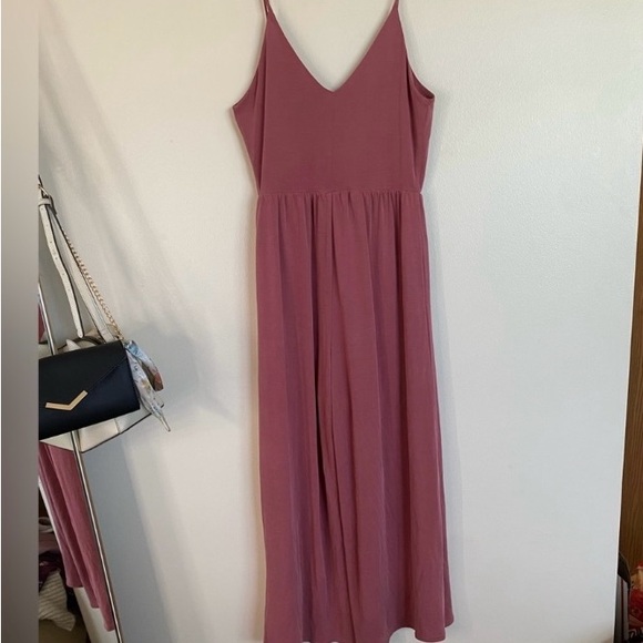 Sienna Sky Dusty Rose Ankle wide leg Jumpsuit XS - Picture 2 of 8
